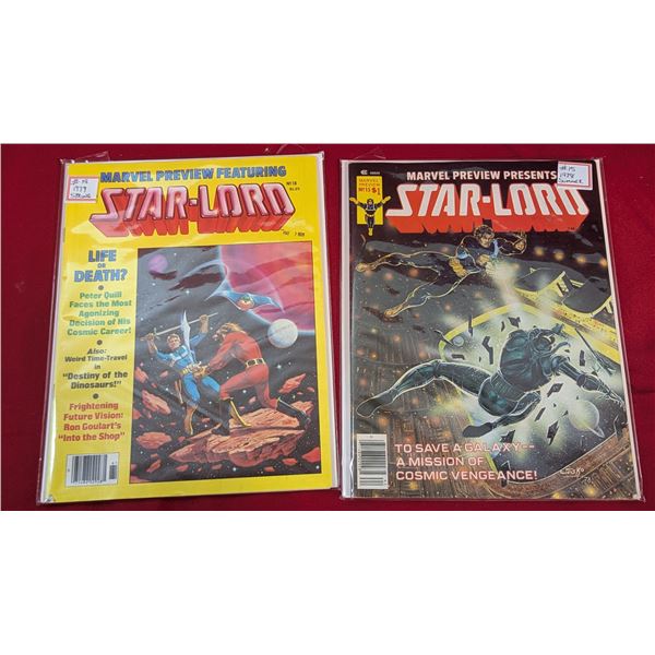 VTG Marvel Preview Star-Lord #15 & #18 Magazine Lot