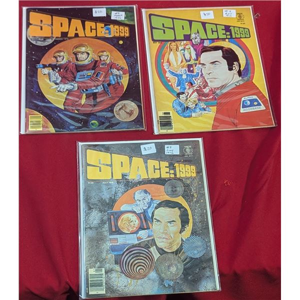 VTG 1976 Charlton Space: 1999 Magazine #3-5 Consecutive Run