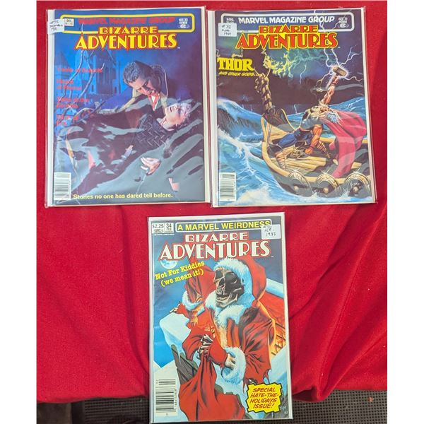 VTG 1982-83 Marvel Bizarre Adventures #32-34 Final 3-Issue Run - Thor & Dracula