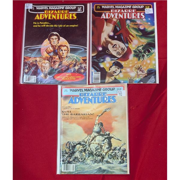 VTG Marvel Bizarre Adventures Magazine Lot - #26 Kull, #28 & #30 & More