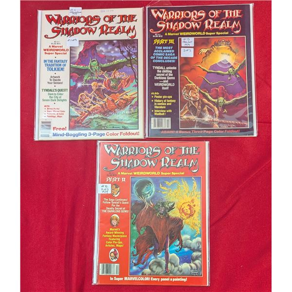 VTG 1979 Marvel Super Special #11-13 Warriors of the Shadow Realm Complete 3-Part Run