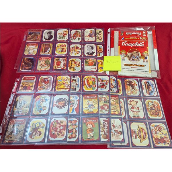 VTG The Campbell’s Collection Campbell’s Kids Trading Cards Complete Full Set w/ B