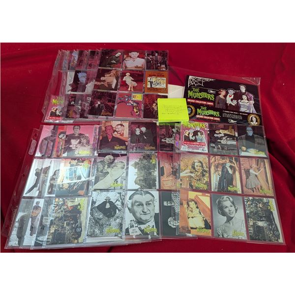 VTG 1996 Dart The Munsters Collection Complete 90-Card Base Set w/ Box & Extras