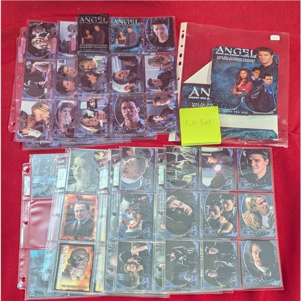 VTG Angel Season One Premium Trading Cards Complete Set w/ Box & Inserts