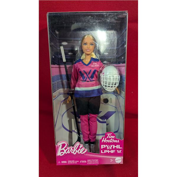 2025 Barbie Tim Hortons PWHL Woman Hockey Player Doll #59 - Sealed