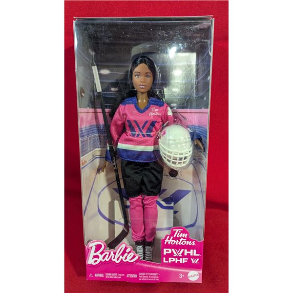 2026 Barbie Tim Hortons PWHL Woman Hockey Player Doll #59 - Sealed