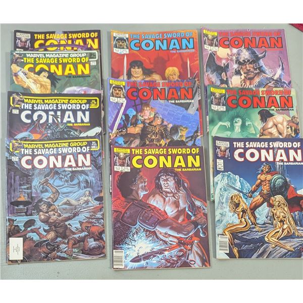 VTG Marvel Savage Sword of Conan #100-103, #105-106, #95-96 & More