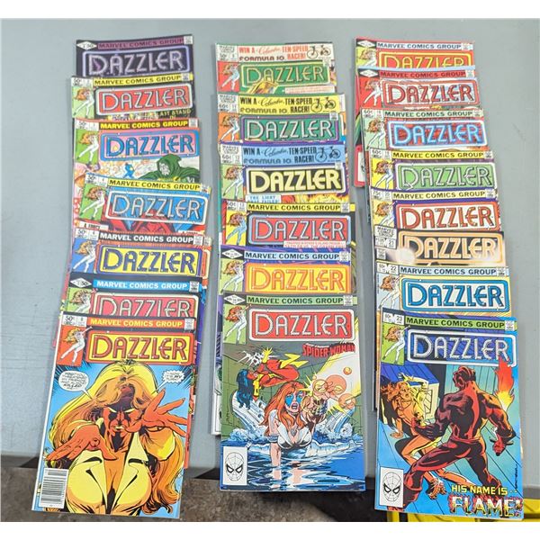 VTG Marvel Dazzler #1-23 Consecutive Comic Run