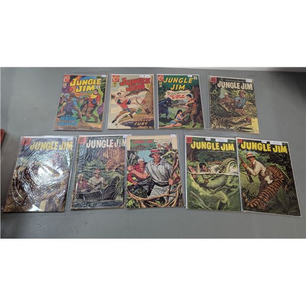 VTG Dell & Charlton Jungle Jim Comic Lot - #5, #8, #10 & More