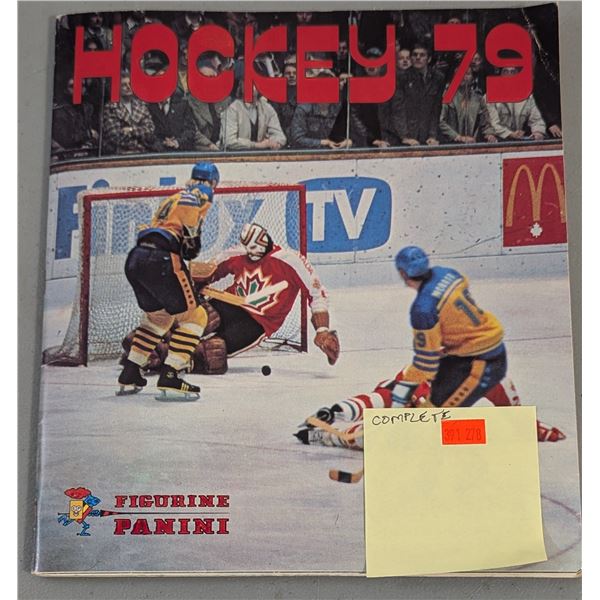 VTG 1979 Panini Hockey '79 Complete 400-Sticker Album