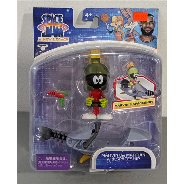 Space Jam A New Legacy Marvin the Martian w/ Spaceship Figure - Sealed