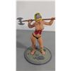 Image 4 : Fantasy Female Warrior Figure Pair w/ Axe & Crossbow