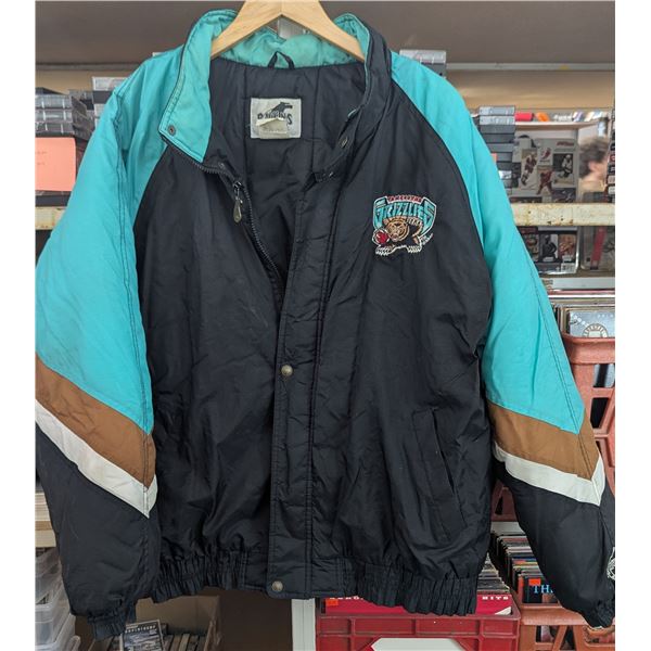 VTG Vancouver Grizzlies NBA Ravens Colorblock Jacket