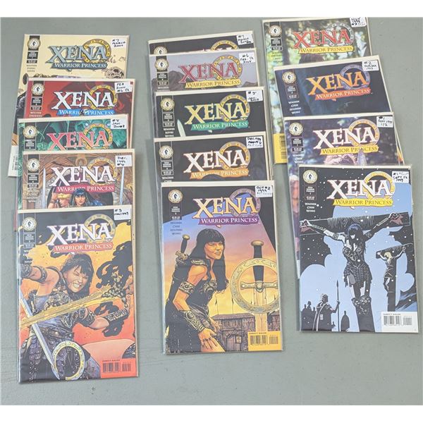 VTG Dark Horse Xena Warrior Princess Comic Lot - #1, #2, #3, Variants & More