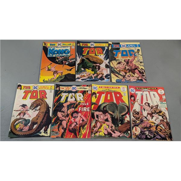 VTG DC Tor #1-6 Complete Comic Series + Kong the Untamed - Joe Kubert