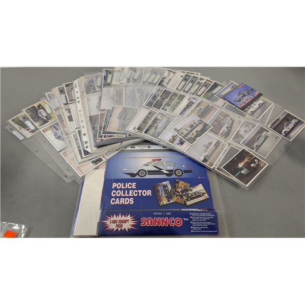 VTG 1993 SANCO Police Collector Cards Series 1 Collection w/ Original Box