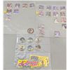 Image 1 : VTG 1989 Topps Baseball Coin & Mini Card Collection w/ Wrappers & Holder
