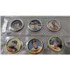 Image 4 : VTG 1989 Topps Baseball Coin & Mini Card Collection w/ Wrappers & Holder