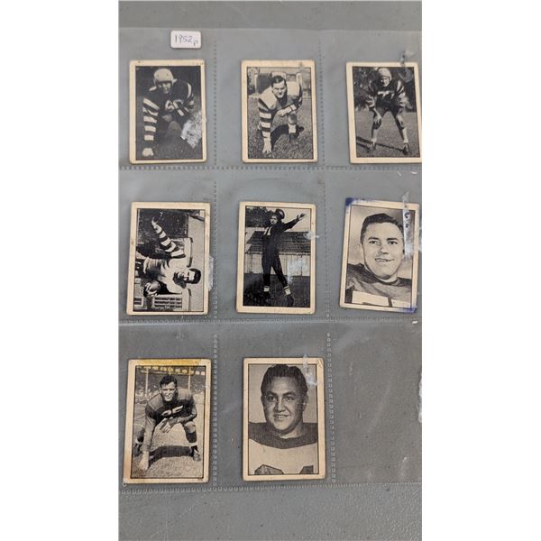 VTG 1952 Parkhurst Parkies Canadian Football Card Lot - Argonauts, Alouettes & More