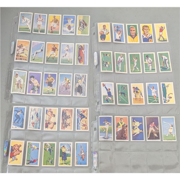 VTG 1956 Radio Fun British Sports Stars Trading Card Collection - Stirling Moss & More