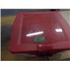 Image 2 : UNCLAIMED STORAGE:  1 CU FT RUBBERMAID TOTE & LID C/W ASSORTED SEWING MATERIAL