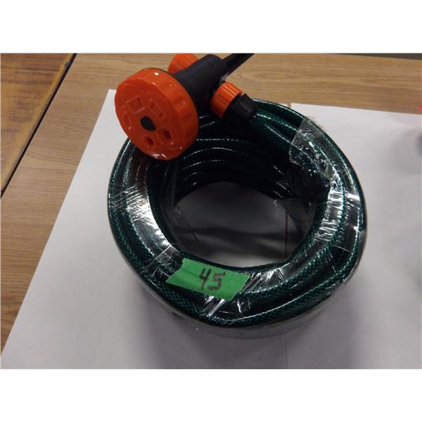NEW:  50' WATER HOSE WITH SPRINKLER