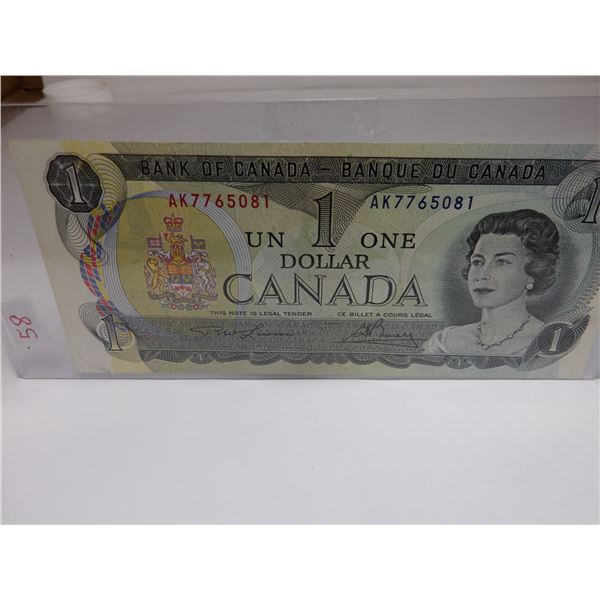 1973 CRISP UNCIRCULATED LAST OF CANADA $1 BILLS