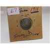 Image 1 : 1916 CANAD AKING GEORGE V SILVER DIME