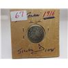 Image 7 : 1916 CANAD AKING GEORGE V SILVER DIME