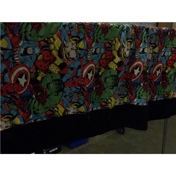 UNCLAIMED STORAGE:  DOUBLE SPIDERMAN QUILT