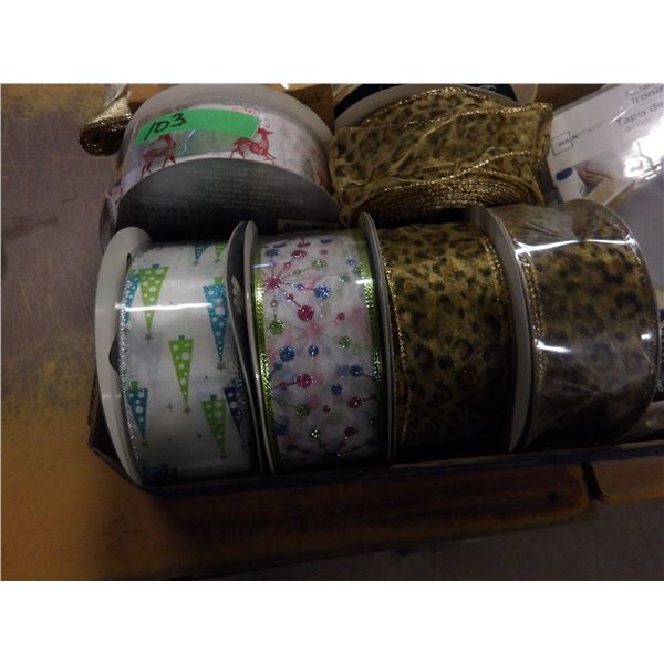UNCLAIMED STORAGE:  FLAT C/W ASSORTED RIBBON