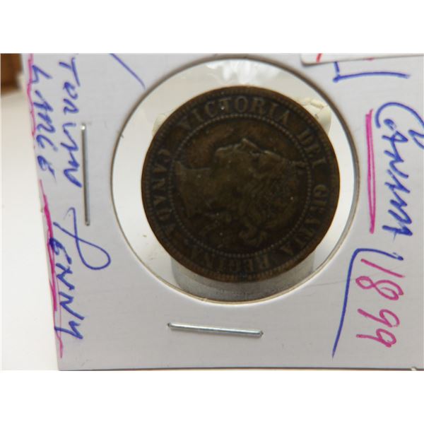 1899 CANADA VICTORIAN LARGE PENNY