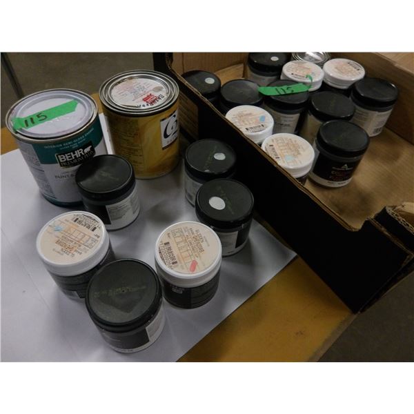 FLAT C/W ASSORTED PAINTS