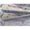 Image 9 : 3 - SEQUENTIAL SERIAL NUMBER UNCIRCULATED CANADA BANK NOTES