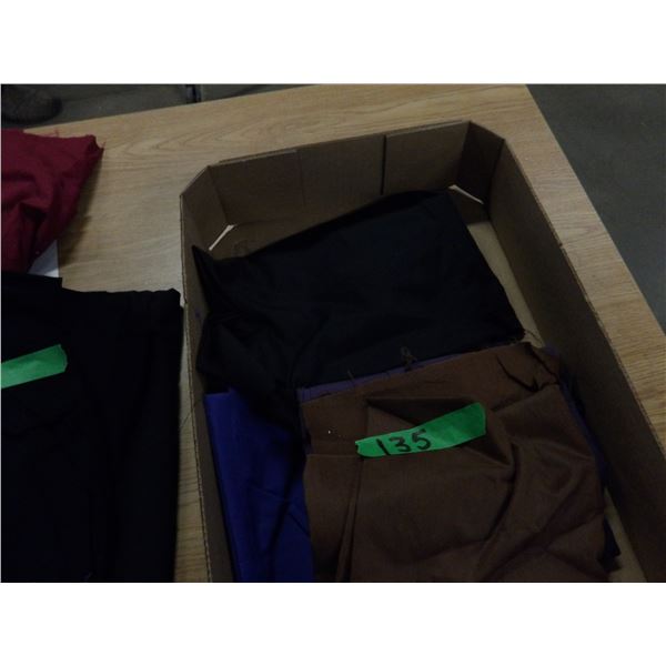 UNCLAIMED STORAGE:  FLAT C/W ASSORTED NEW FABRIC