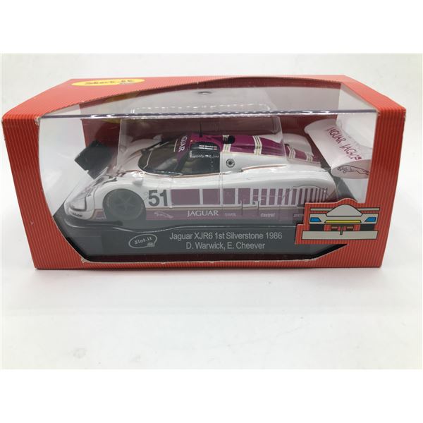 JAGUAR XJR 6 1ST SILVERSTONE 1986 D.WARWICK - E.CHEEVER IN ORIGINAL PACKAGING
