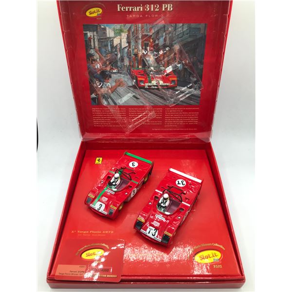 THE TARGA FLORIO WINNERS COLLECTION FERRARI 312 PB 2 CAR SET IN ORIGINAL PACKAGING