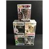 Image 1 : LOT OF 5 FUNKO POPS IN ORIGINAL PACKAGING