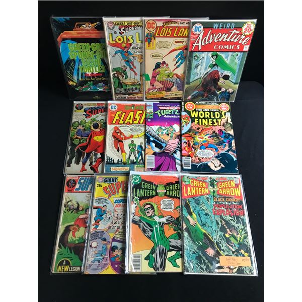 LOT OF 12 MIXED TITLE DC COMICS