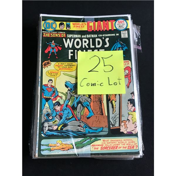 LOT OF 25 COMICS