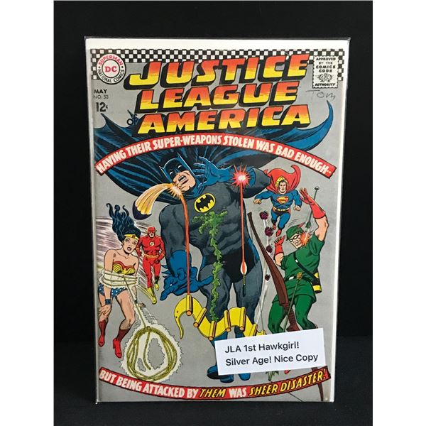 JUSTICE LEAGUE OF AMERICA #53 1ST HAWKGIRL - DC COMICS