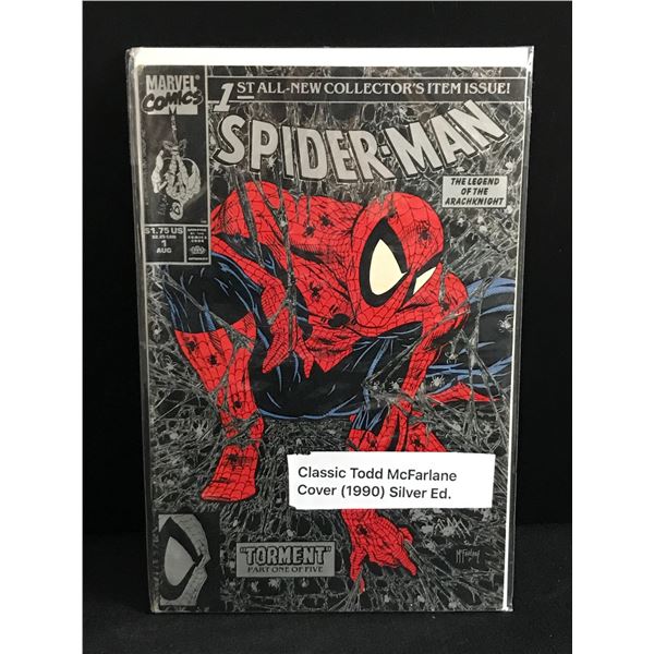 SPIDERMAN #1 (1990) SILVER EDITION - MARVEL COMICS