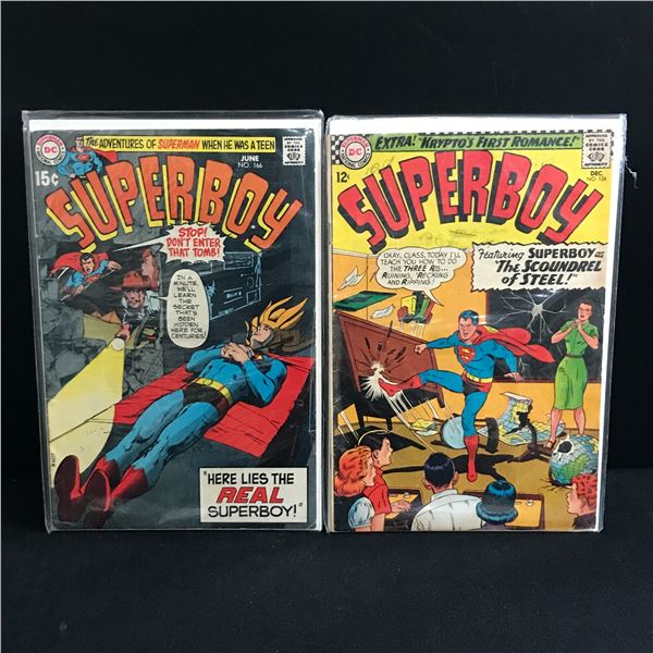 LOT OF 2 SUPERBOY COMICS - DC COMICS