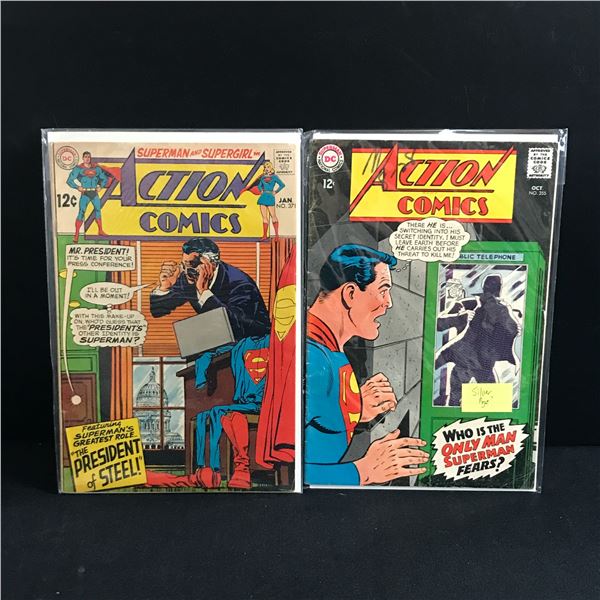 LOT OF 2 ACTION COMICS - DC COMICS