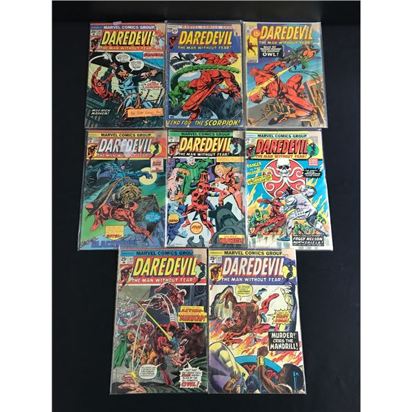 LOT OF 8 DAREDEVIL COMICS - MARVEL COMICS
