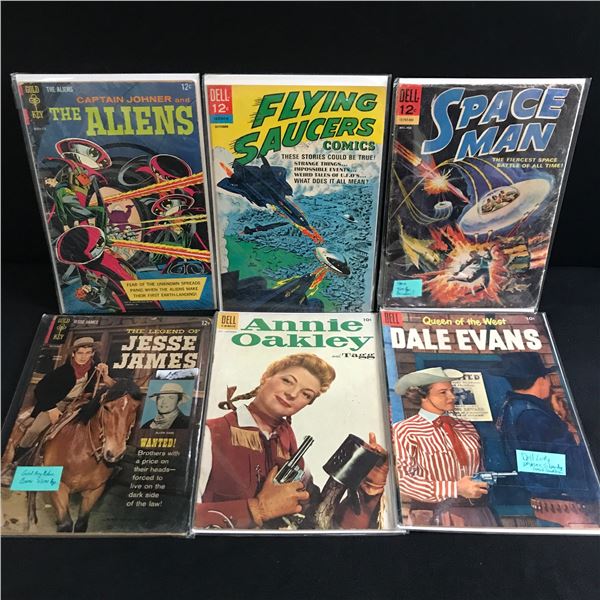 LOT OF 6 MIXED TITLE COMICS - VARIOUS PUBLISHERS