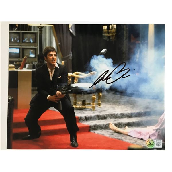 AL PACINO SIGNED SCARFACE 8X10 - BECKETT COA