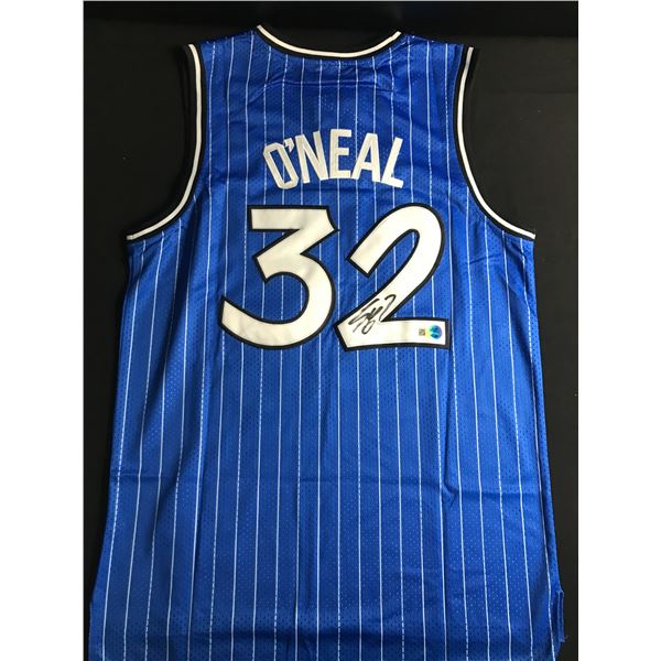 SHAQUILLE O'NEAL SIGNED ORLANDO MAGIC CUSTOM BASKETBALL JERSEY - WWOC COA
