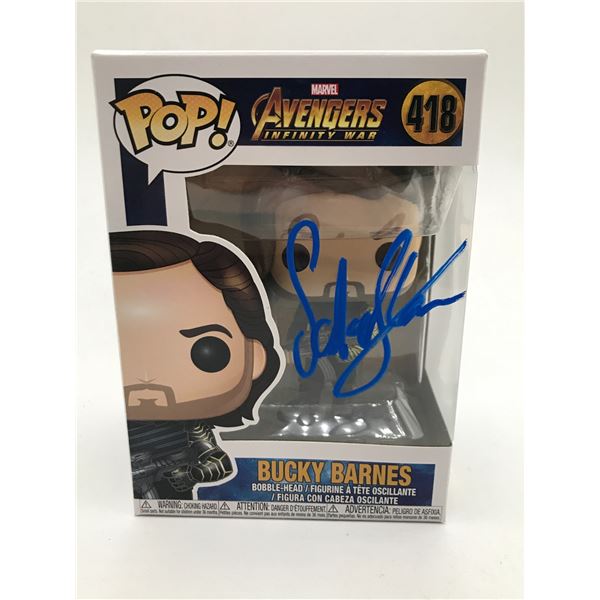 SEBASTIAN STAN SIGNED BUCKY BARNES FUNKO POP - WWOC COA