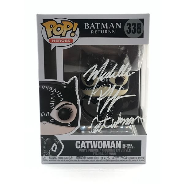 MICHELLE PFEIFFER SIGNED CATWOMAN FUNKO POP - BECKETT COA